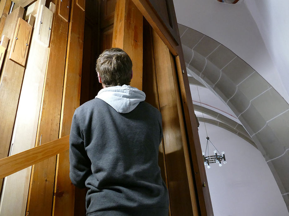 Sanierung der "Lötzerich" Orgel in St. Crescentius (Foto: Karl-Franz Thiede)